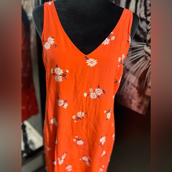 🔥3 for $25🔥 EUC-OLD NAVY CUTE ORANGE SUN DRESS SZ M - Picture 2 of 6